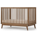 Dadada - Baby Soho 3-in-1 Convertible Wooden Crib to Toddler Bed, Walnut Image 1