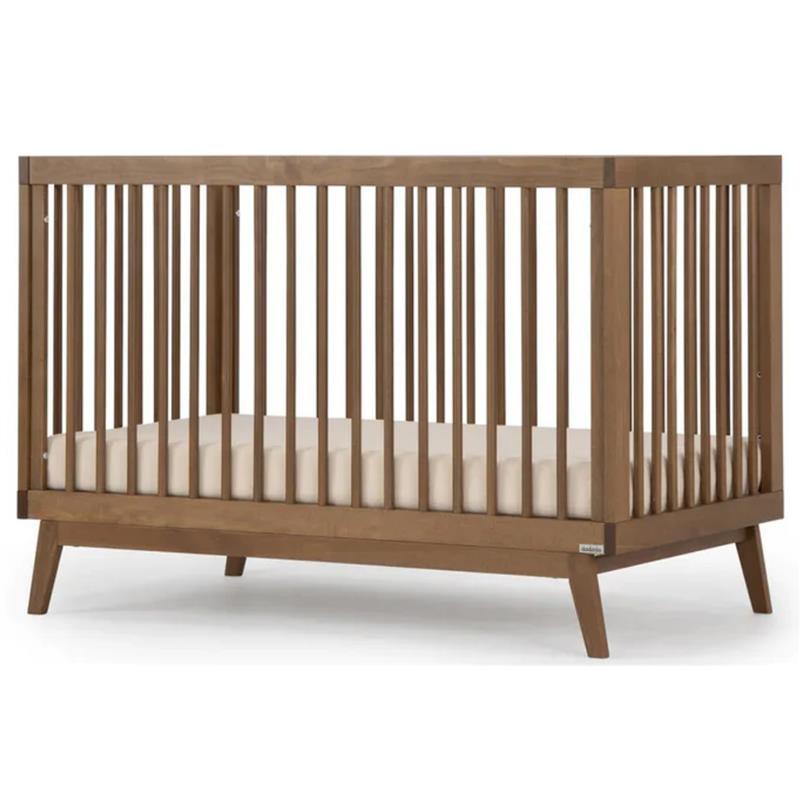 Dadada - Baby Soho 3-in-1 Convertible Wooden Crib to Toddler Bed, Walnut Image 1