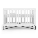 Dadada - Kenton 3-In-1 Convertible Crib, White/Black Image 4