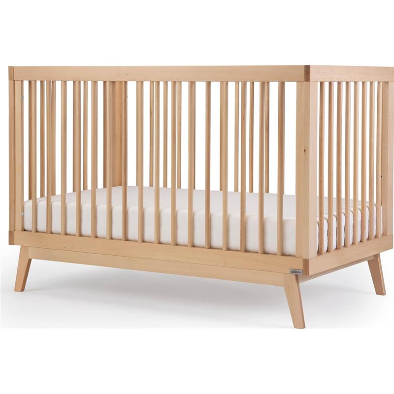Dadada - Baby Soho 3-in-1 Convertible Wooden Crib to Toddler Bed, Natural Image 1
