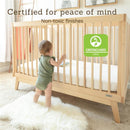 Dadada - Baby Soho 3-in-1 Convertible Wooden Crib to Toddler Bed, Natural Image 2