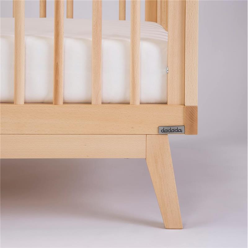 Dadada - Baby Soho 3-in-1 Convertible Wooden Crib to Toddler Bed, Natural Image 9