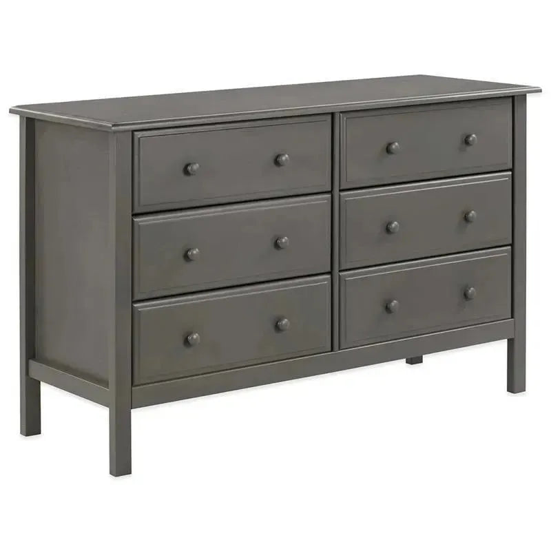 DaVinci Jayden 6-Drawer Double Wide Dresser, Slate Image 2