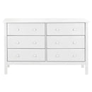 DaVinci Jayden 6-Drawer Double Wide Dresser, White Image 1