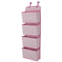 Delta - 4 Pocket Hanging Wall Organizer, Barely Pink Image 1
