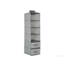 Delta - 6 Shelf Storage With 2 Drawers, Cool Grey Image 1