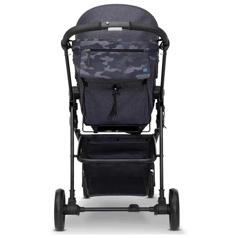 Delta Children - Baby Gap 2-In-1 Carriage Stroller, Camo Black Image 3