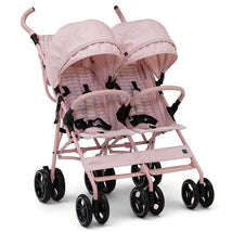 Delta Children - BabyGap Classic Side-by-Side Double Stroller, Pink Stripes Image 1