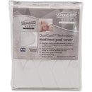 Delta Children - Beautyrest Fitted Baby Crib Mattress Pad Cover, White Image 2