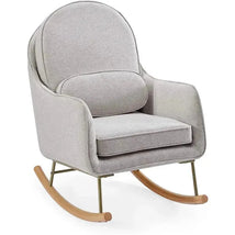 Delta Children - Ella Rocker with LiveSmart Evolve Fabric, Limestone Grey Image 1