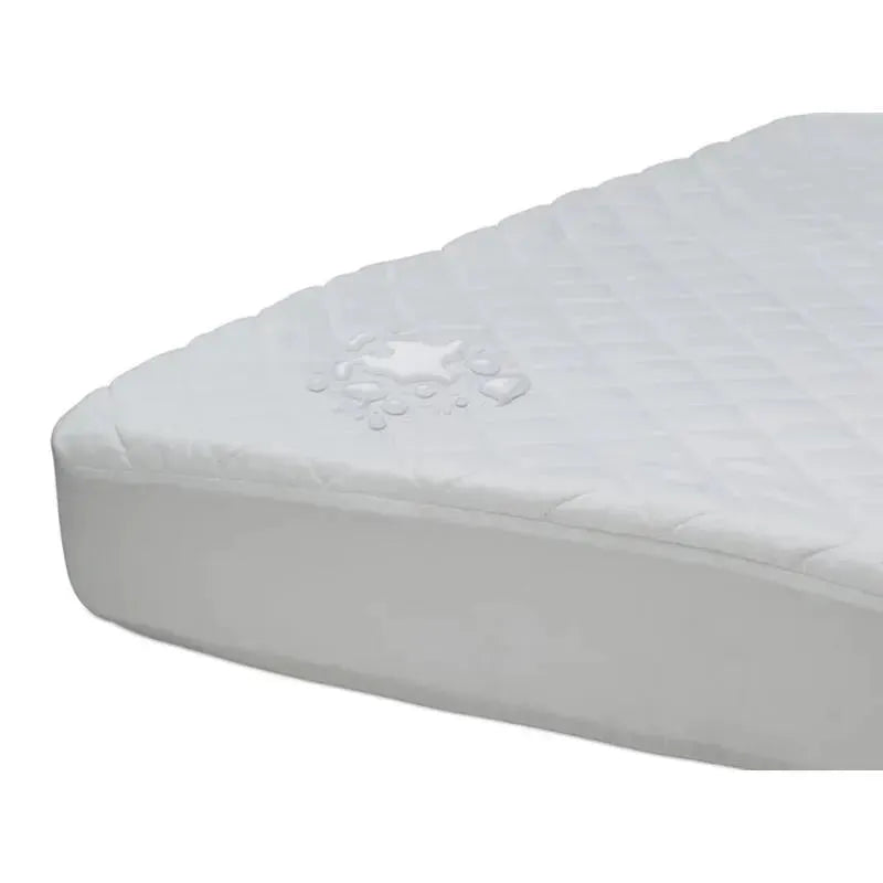 Delta Children - Fitted Crib Mattress Pad, White Image 3