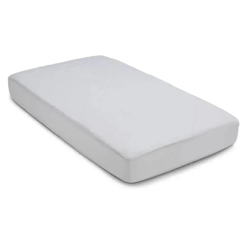 Delta Children - Fitted Crib Mattress Pad, White Image 4