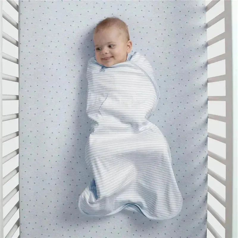 Delta Children - Gap babyGap TrueSleep Sleep Sack, 6-12 Months, Bluish Grey Stripe Image 6