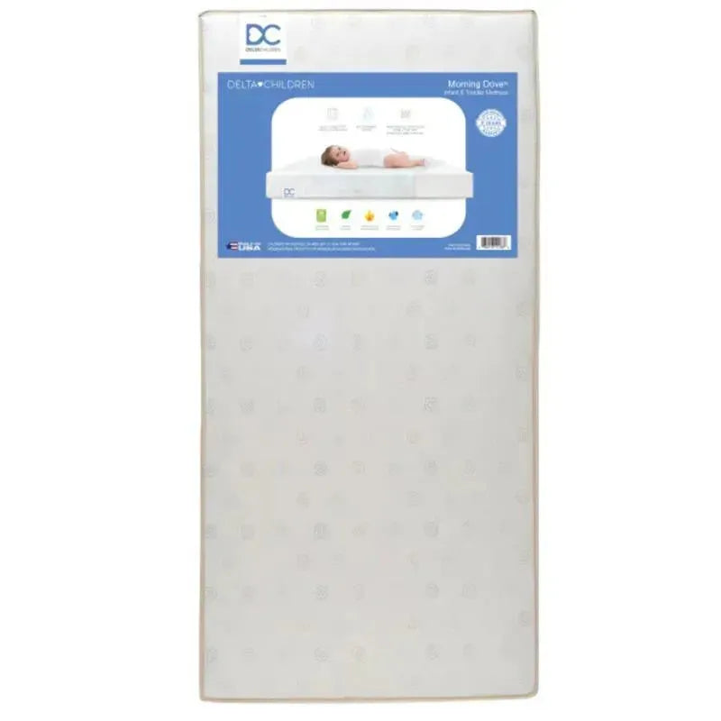 Delta Morning Dove Dual Sided Crib And Toddler Mattress Image 1