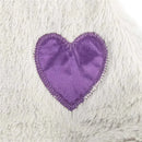 DEMDACO - Birthstone Amethyst and Grey, Stuffed Animal Blankie Bear February Image 6