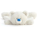 DEMDACO - Birthstone Color Sapphire and Grey, Stuffed Animal Blankie Bear September Image 2
