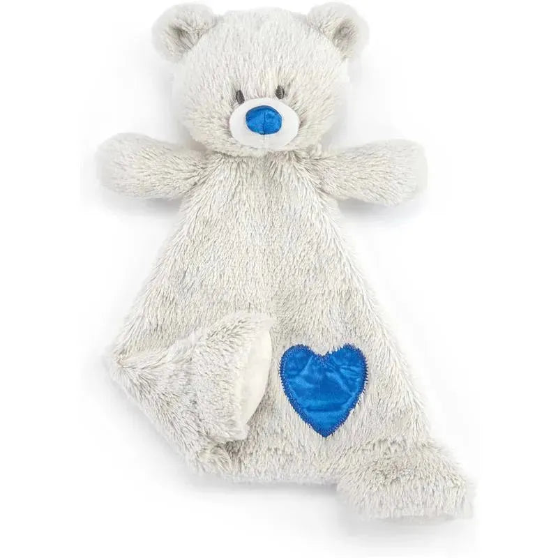 DEMDACO - Birthstone Color Sapphire and Grey, Stuffed Animal Blankie Bear September Image 3