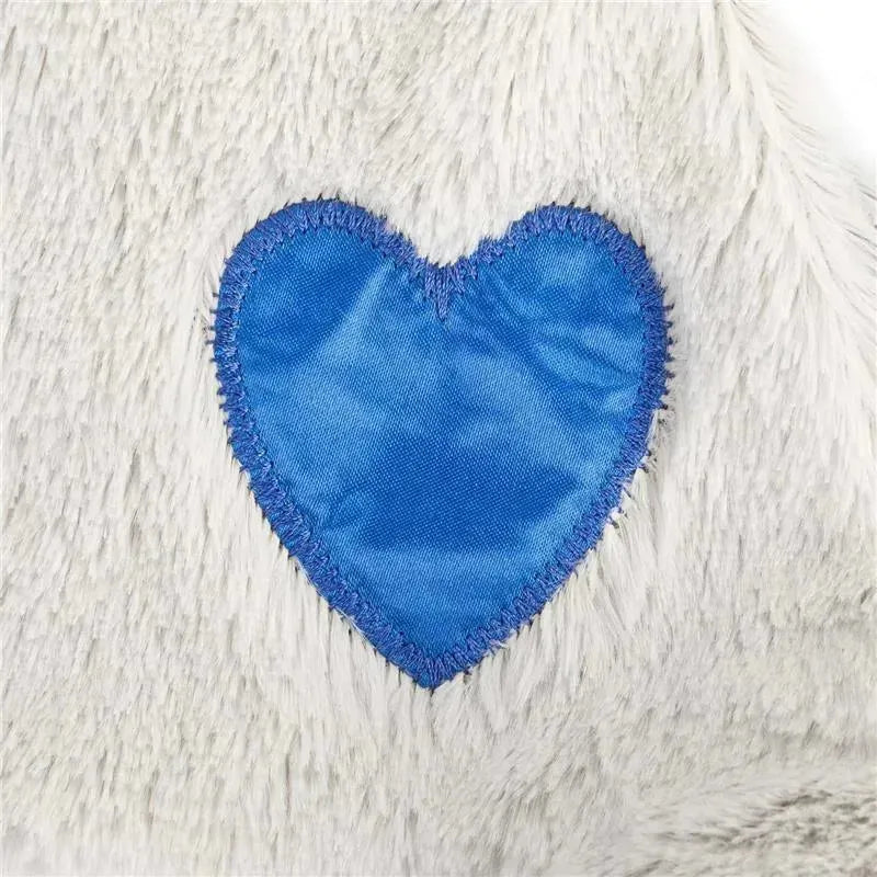 DEMDACO - Birthstone Color Sapphire and Grey, Stuffed Animal Blankie Bear September Image 6