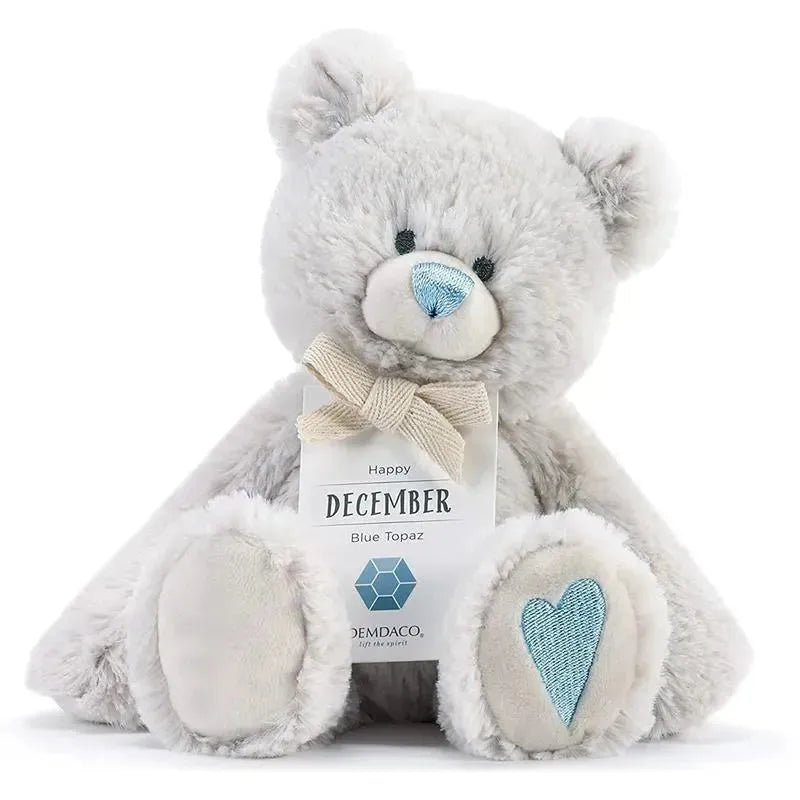 Demdaco - December Birthstone Plush Bear Image 1