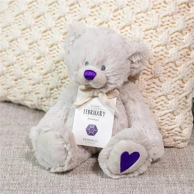 Demdaco - February Birthstone Plush Bear Image 3