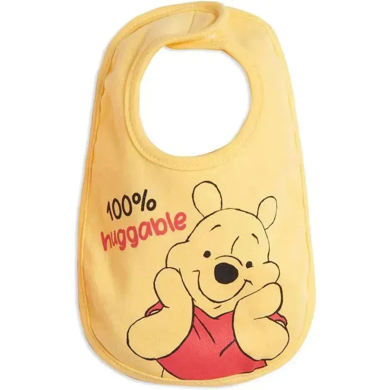 Disney Winnie the Pooh Tigger Eeyore Piglet 5 Pack Side Snap Bibs Image 13