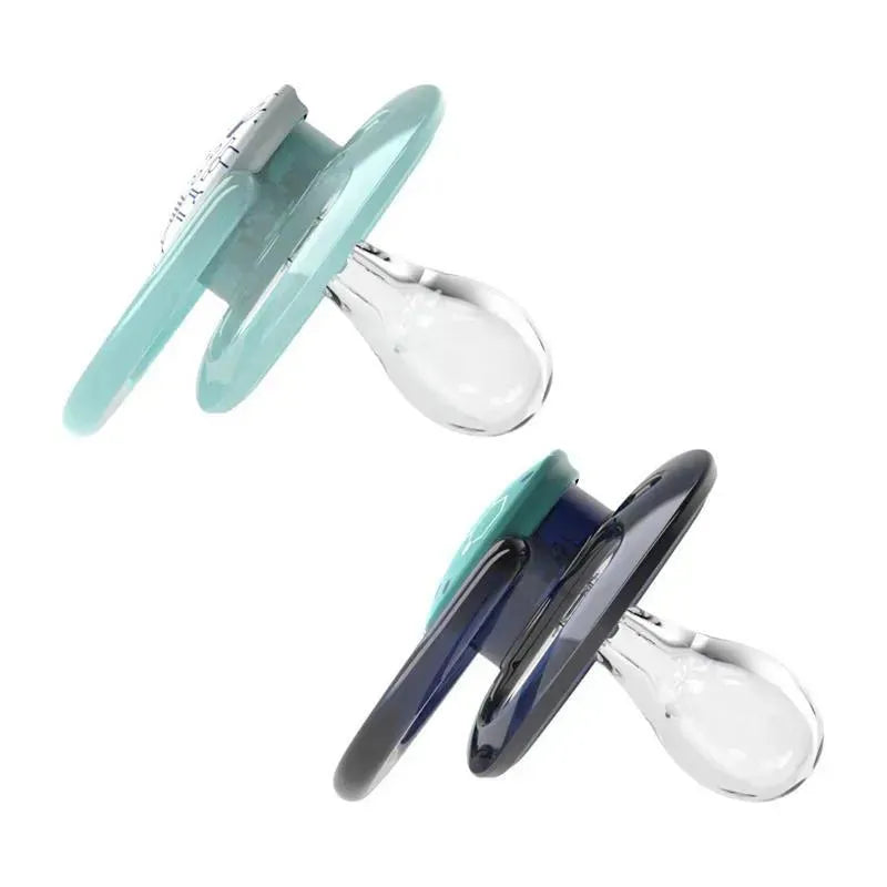 Dr. Brown - 2Pk Advantage Pacifiers, Stage 2, Blue Chemistry Image 2