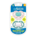 Dr. Brown - 2Pk Advantage Pacifiers, Stage 2, Pink Airplanes Image 3