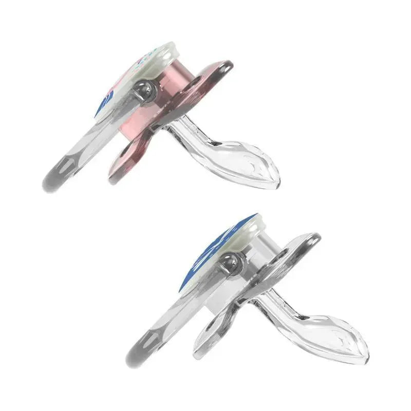 Dr. Brown - 2Pk Prevent Glow In The Dark Butterfly Pacifier, Stage 1, Pink Image 3