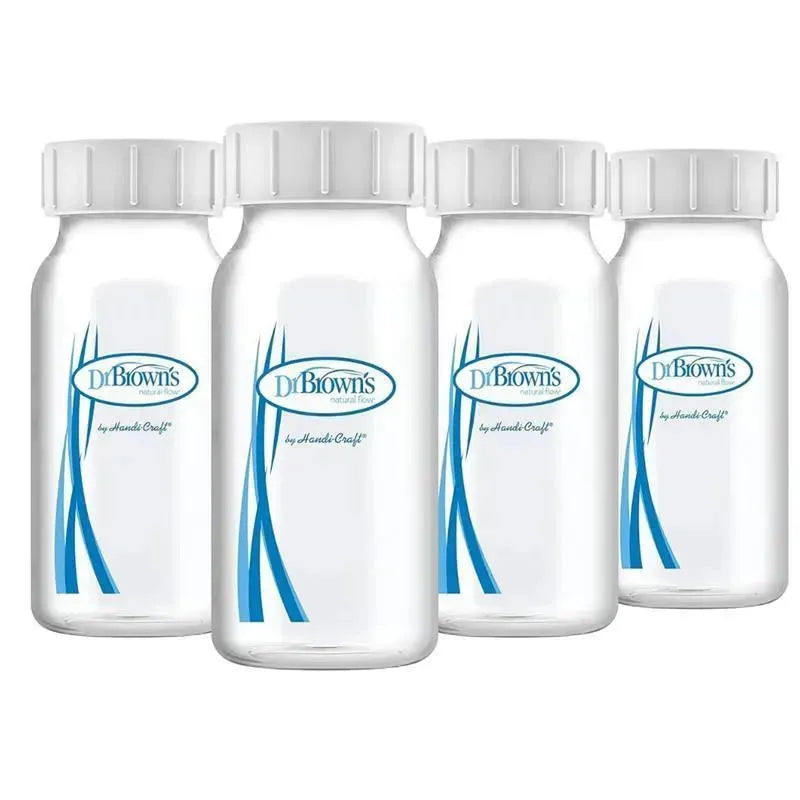 Dr. Brown - 4Pk Narrown Breastmilk Collection Bottles, 4 Oz Image 1