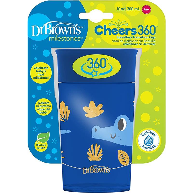 Dr. Brown - Blue Milestones Cheers360 Training Sippy Cup Image 6