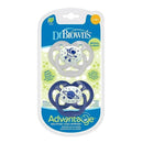 Dr. Brown’s Advantage Pacifiers, Stage 2, Glow In The Dark, Blue, 2-Pack Image 1