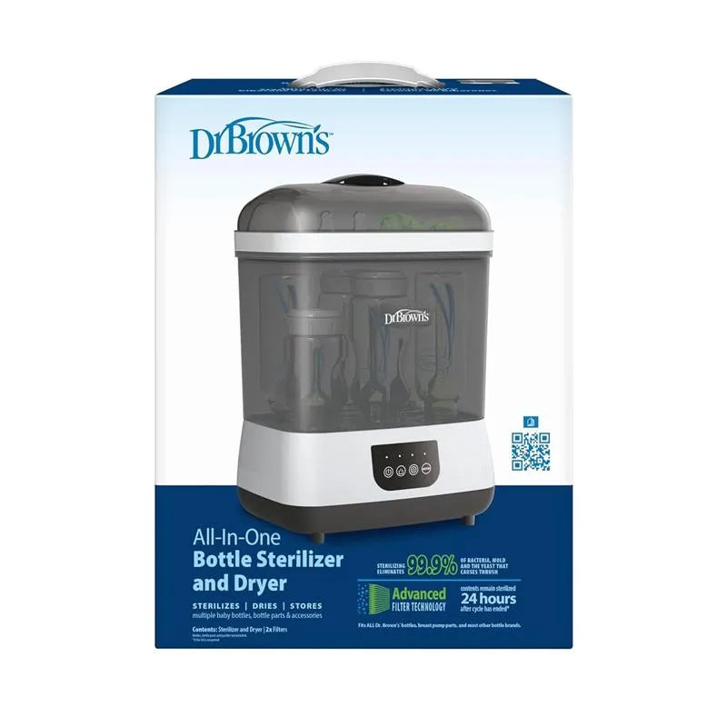 Dr. Brown - Sterilizer And Dryer W/ Air Filter (Plus Extra Filter), Gray Image 6