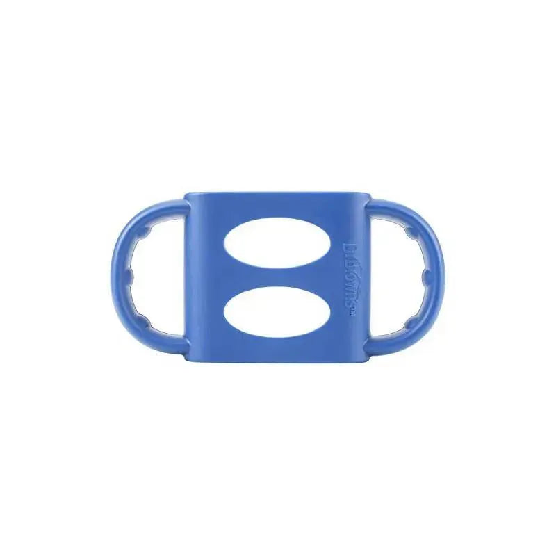 Dr. Brown's 100% Silicone Standard-Neck Baby Bottle Handle, Blue Image 1