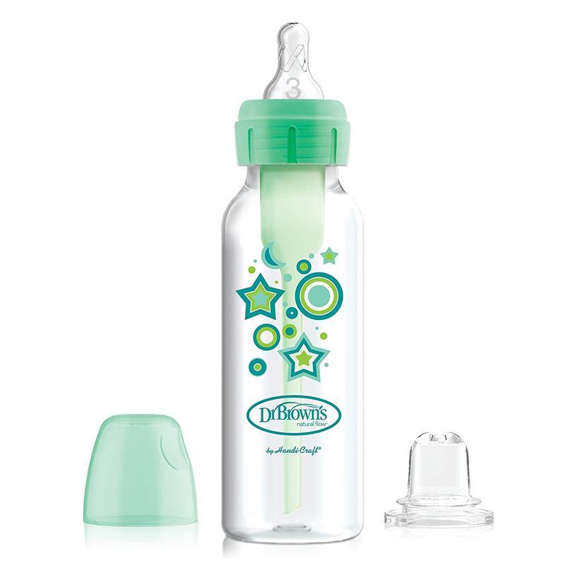 Dr. Brown's 8 Oz/250 Ml Options+ Pp Narrow Bottle To Sippy, Green, Single Image 1