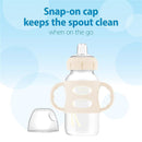 Dr. Brown's - 9 Oz/ 270 Ml Wide-Neck Sippy Spout Bottle With Silicone Handles, Ecru Image 3