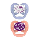 Dr. Brown's Advantage Pacifiers, Stage 1, Glow In The Dark, Pink, 2-Pack Image 1