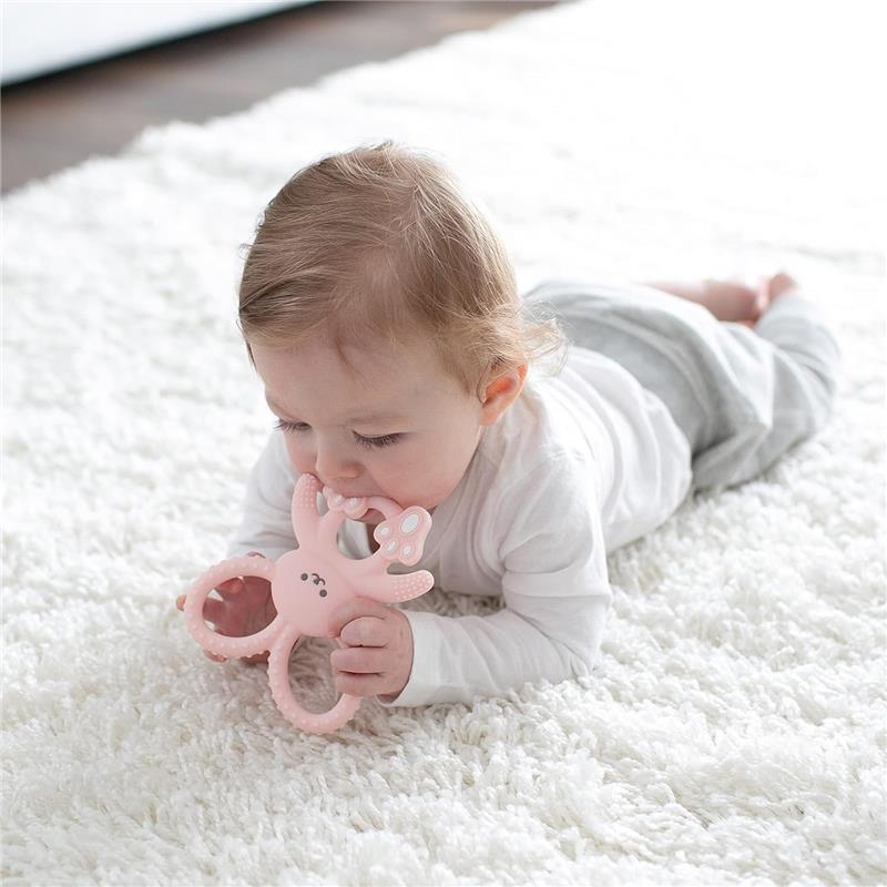 Dr. Brown's - Flexees Bunny Silicone Teether, Pink Image 4