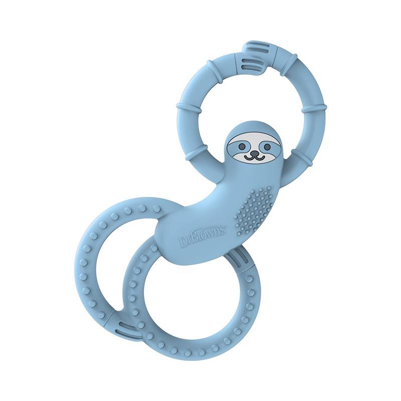 Dr. Brown's - Flexees Sloth Silicone Teether, Blue Image 1