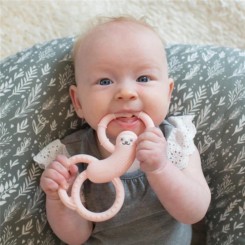 Dr. Brown's - Flexees Sloth Silicone Teether, Pink Image 4