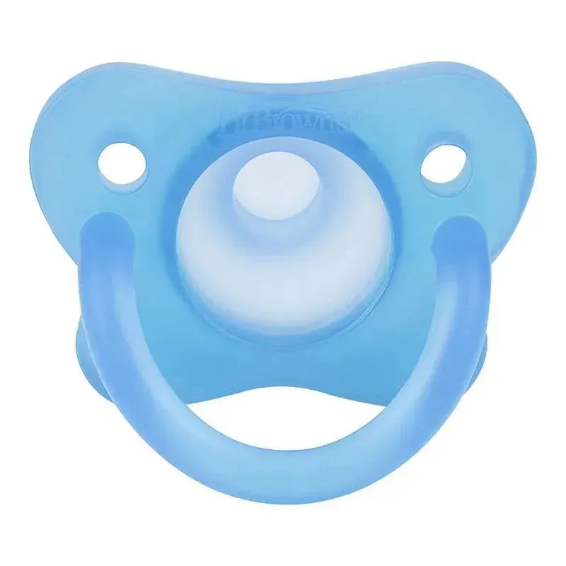 Dr. Brown's Happypaci One-Piece Silicone Pacifier, 0m+ Blue 3 Count Image 7