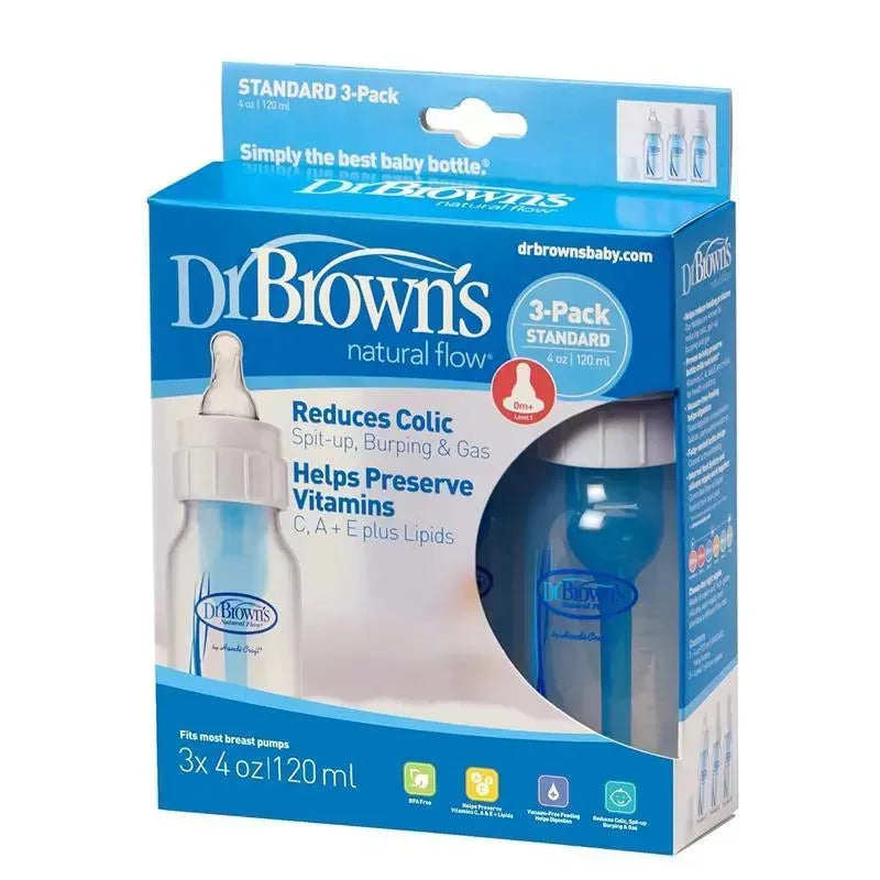 Dr. Brown's - 3Pk Natural Flow Standard Polypropylene Bottle, 4Oz Image 4