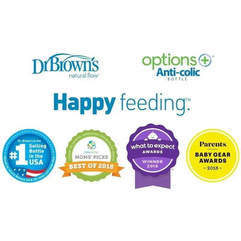 Dr. Brown's - 5Oz 3Pk Options+ Wide-Neck Bottles Image 8