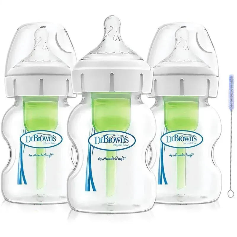 Dr. Brown's - 5Oz 3Pk Options+ Wide-Neck Bottles Image 1