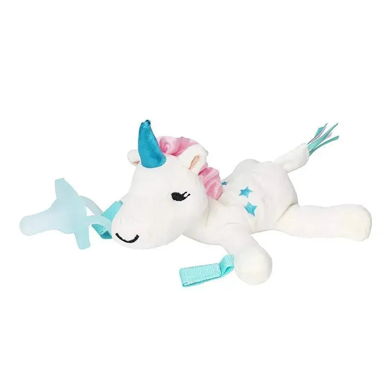 Dr. Brown's Unicorn Lovey W/ Aqua One-Piece Pacifier Image 4