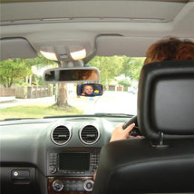 Dreambaby Espejo de coche de bebé orientado hacia atrás del asiento trasero  - Vista gran angular extragrande - Modelo L291