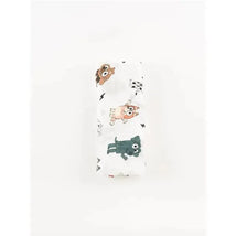 Ellie Sue - Blue Dog & Friends Bamboo Muslin Blanket Image 2