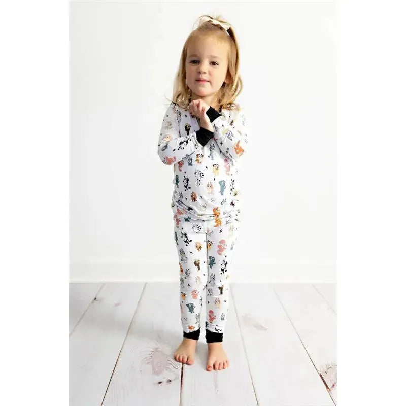 Ellie Sue - Blue Dog & Friends Bamboo Pajamas Image 3