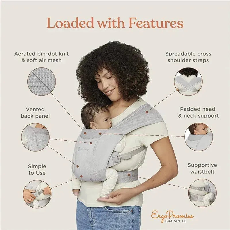 Ergobaby - Embrace Baby Carrier, Jade Image 6