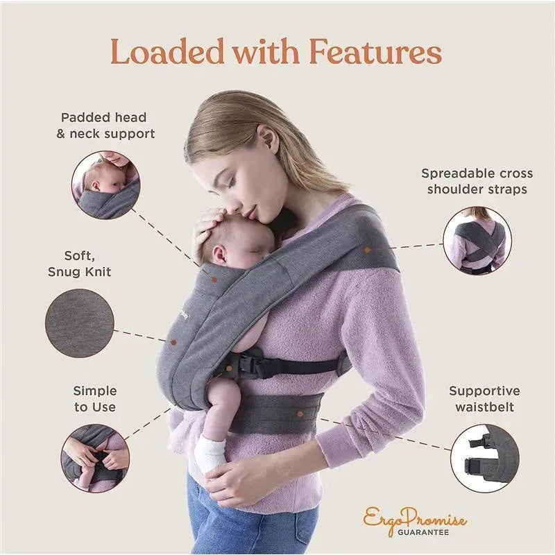 Ergobaby - Embrace Cozy, Soft Olive Image 4