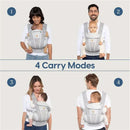 Ergobaby - Omni Dream All Carry Positions SoftTouch Cotton Baby Carrier, Natural Dots Image 2